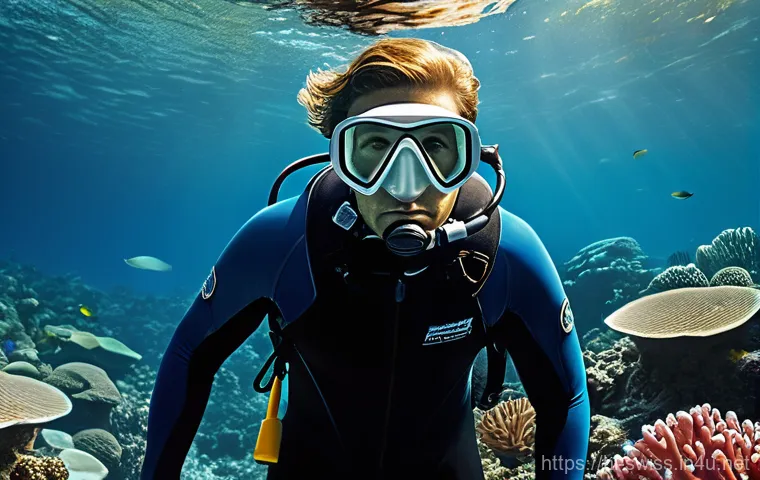 스위스 오메가 vs 롤렉스 비교 - **Prompt 1: "A male deep-sea explorer, aged around 30-40, with a determined expression, is seen unde...