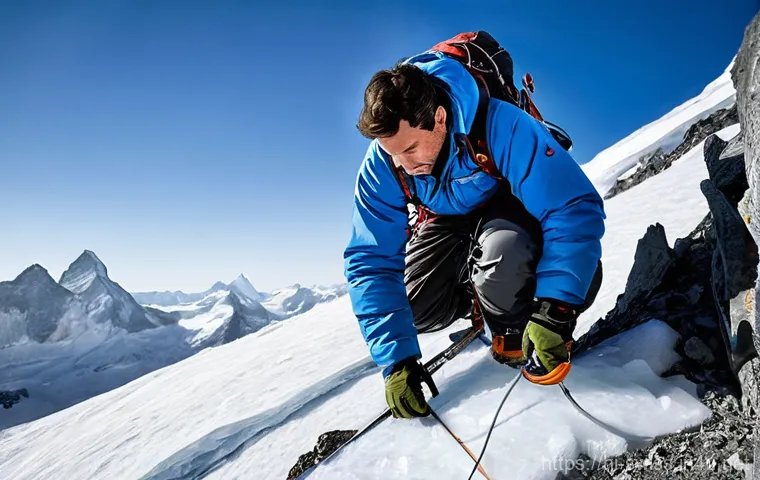 마터호른 등산 정보 - **Prompt:** A brave and determined female mountain climber, in her late 20s, fully dressed in warm, ...